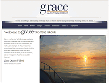 Tablet Screenshot of graceyachting.com